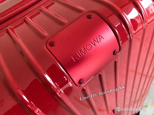 RIMOWA行李箱方胖子四輪拉杆箱 全新色彩系列 型號90043 日默瓦PC拉鏈箱 gdx1199